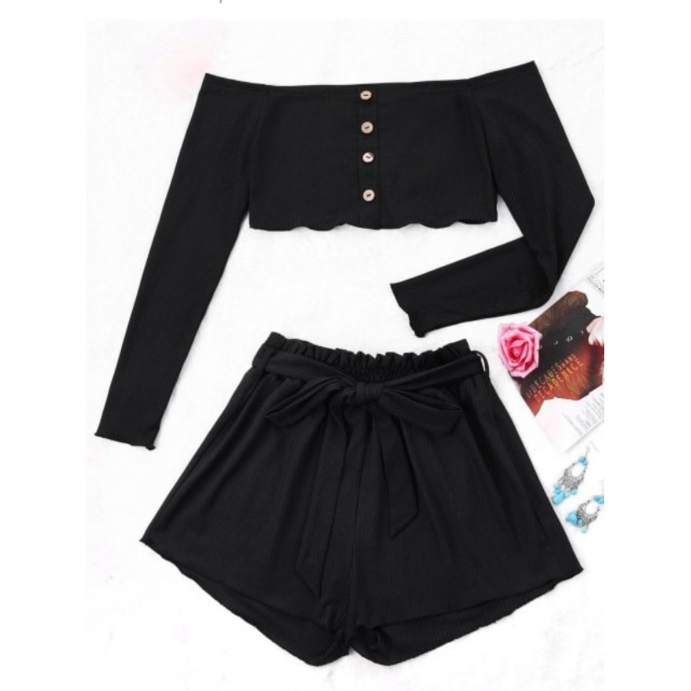 Brand new, with tags Zaful two piece crop outfit